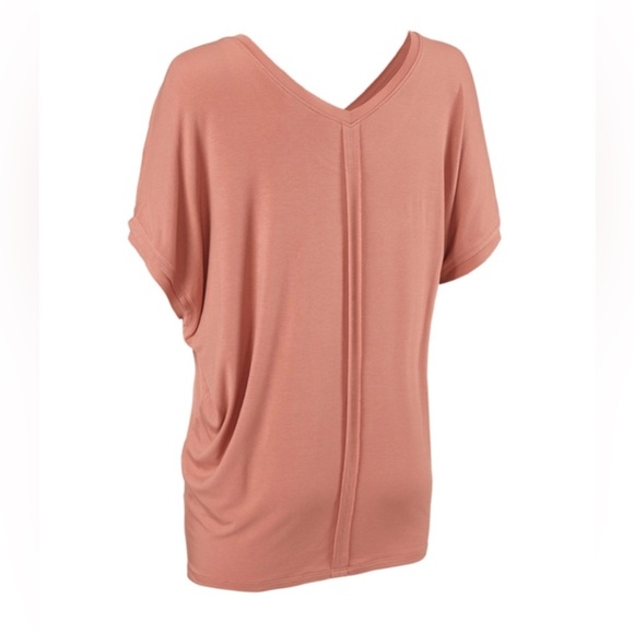 CAbi Women's Short Sleeve Tee - Rose - Picture 2 of 4